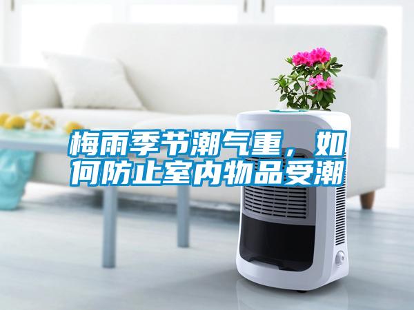 梅雨季節潮氣重，如何防止室內物品受潮