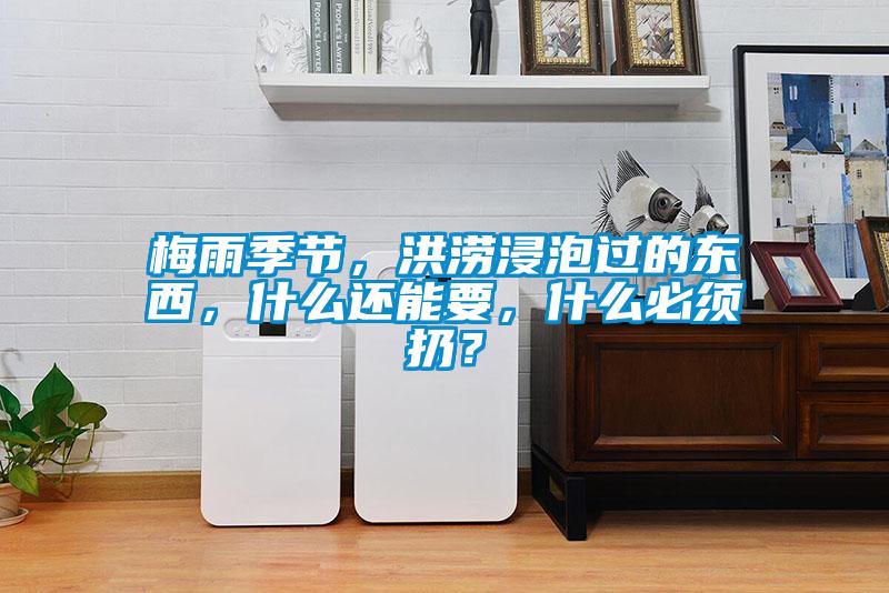 梅雨季節，洪澇浸泡過的東西，什么還能要，什么必須扔？
