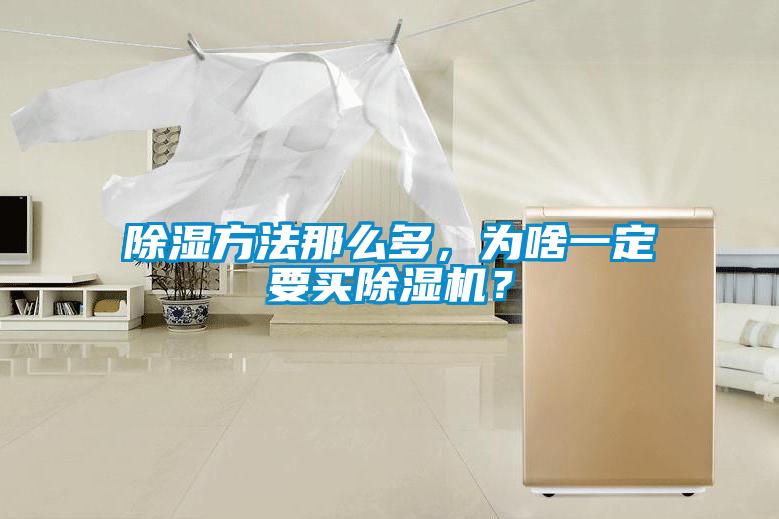 除濕方法那么多，為啥一定要買除濕機？