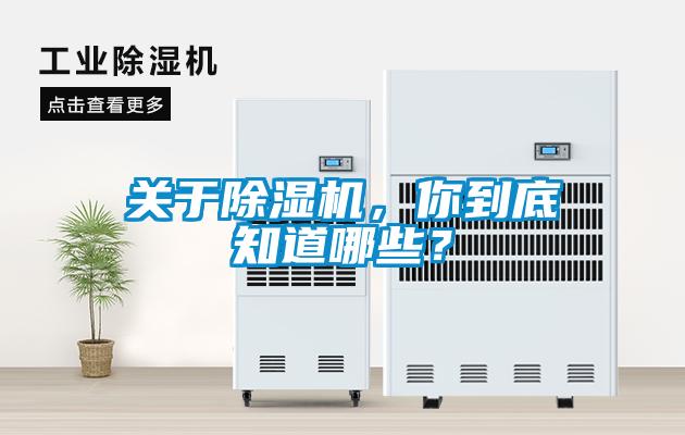 關(guān)于除濕機(jī)，你到底知道哪些？