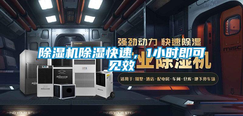 除濕機除濕快速，1小時即可見效