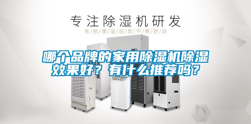 哪個(gè)品牌的家用除濕機(jī)除濕效果好？有什么推薦嗎？