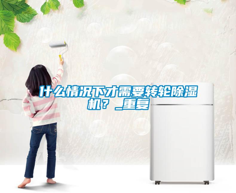 什么情況下才需要轉輪除濕機？_重復
