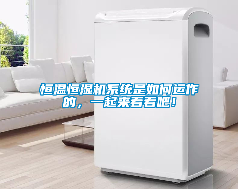 恒溫恒濕機系統是如何運作的，一起來看看吧！