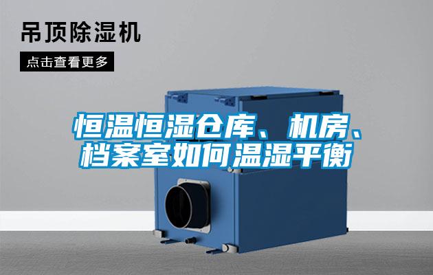 恒溫恒濕倉(cāng)庫(kù)、機(jī)房、檔案室如何溫濕平衡