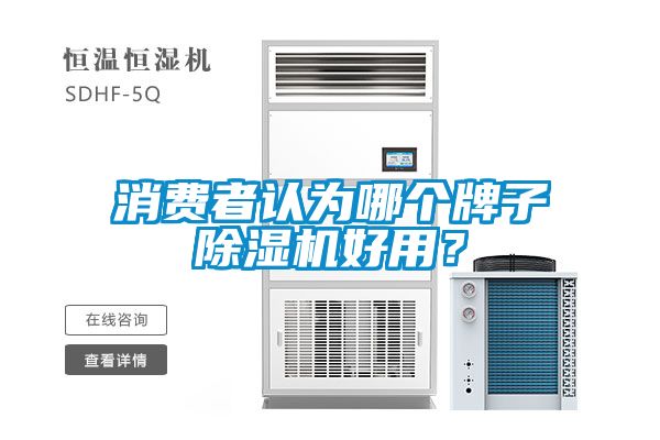 消費者認(rèn)為哪個牌子除濕機好用？