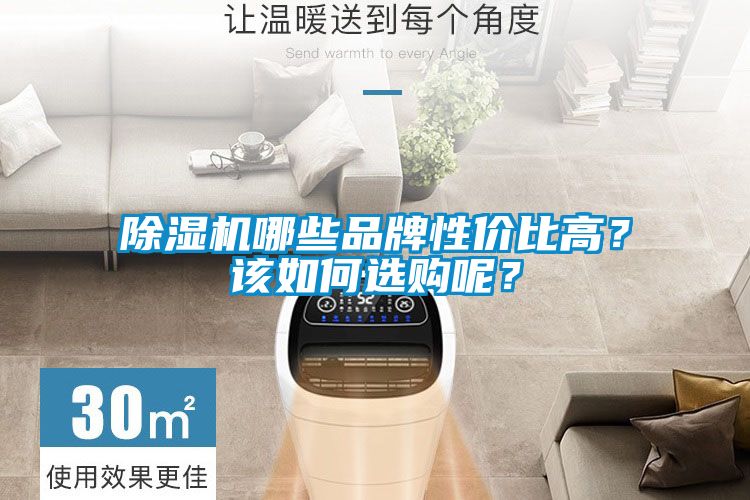 除濕機哪些品牌性價比高？該如何選購呢？