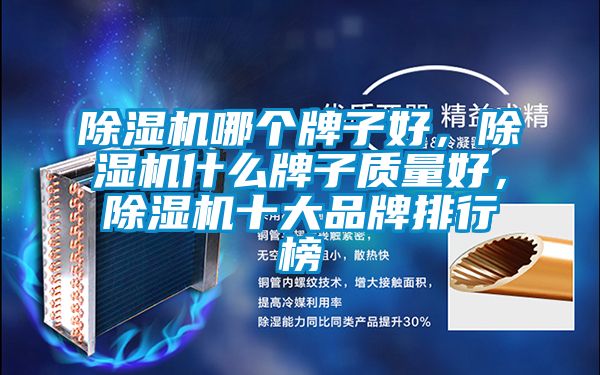 除濕機哪個牌子好，除濕機什么牌子質量好，除濕機十大品牌排行榜