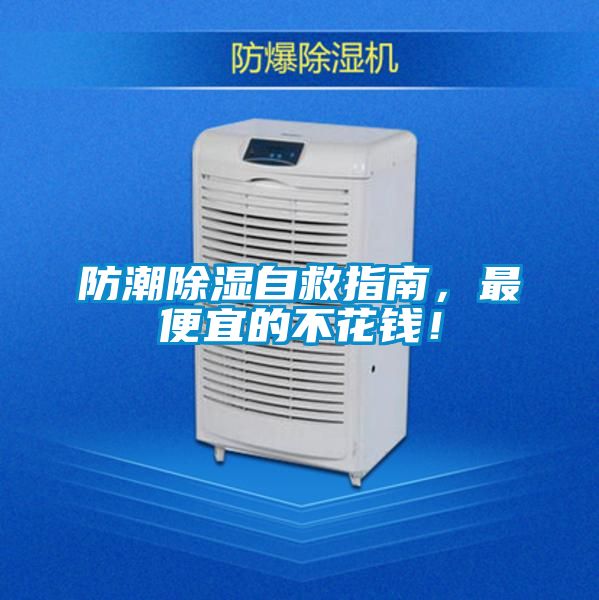 防潮除濕自救指南，最便宜的不花錢！